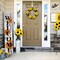 Sunflower Welcome Porch Sign Decor Summer Wooden Hanging Sign Door Porch Standing Decorative Signs Plaques for Front Door Farmhouse Outdoor Indoor Welcome Sign Wall Craft Decor 47.2"H